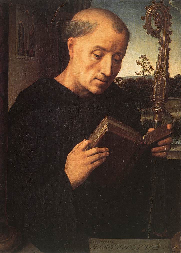 Benedict of Nursia Benedict of Nursia from triptych by Hans Memling