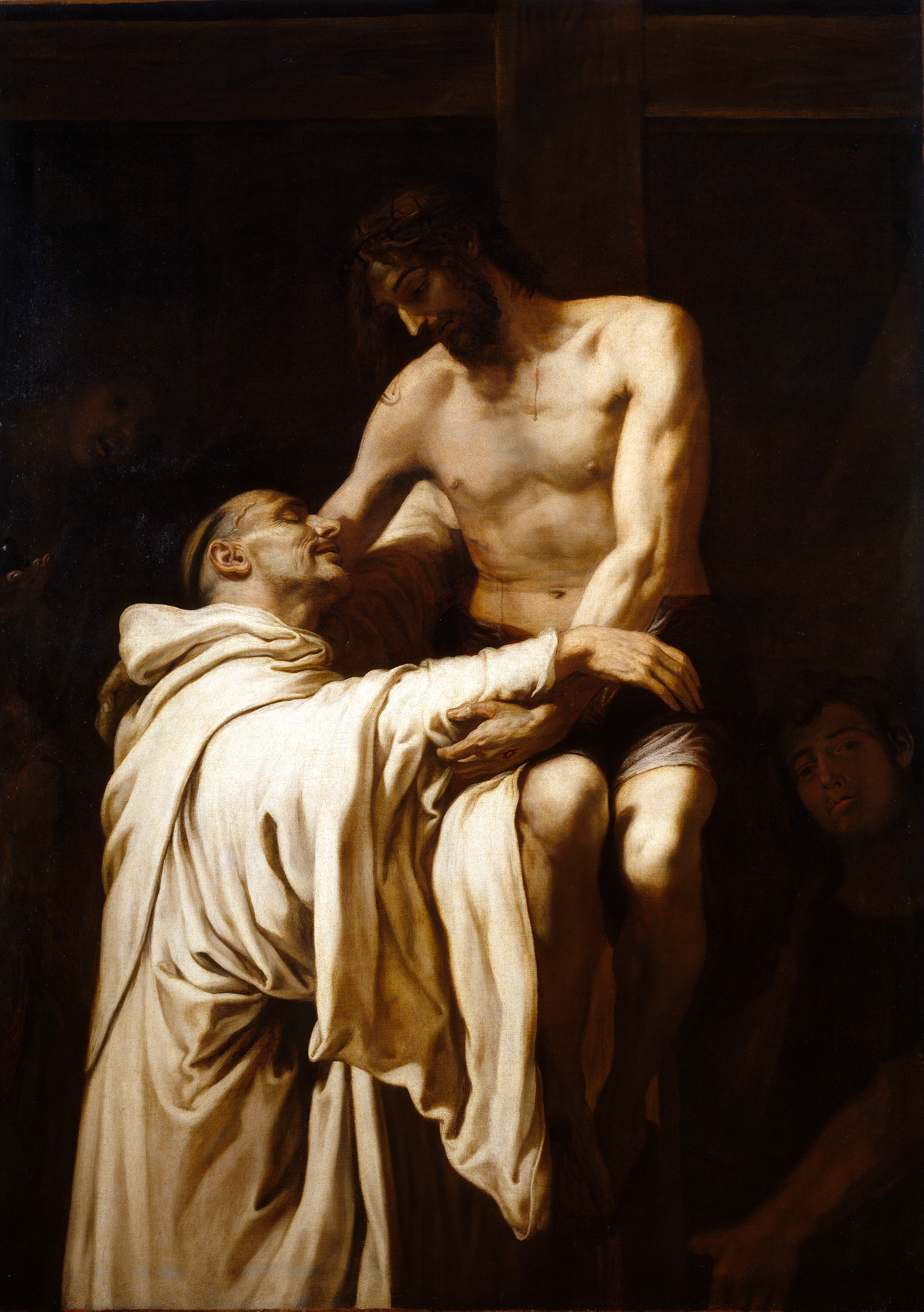 christ embracing st bernard christ embracing st bernard
